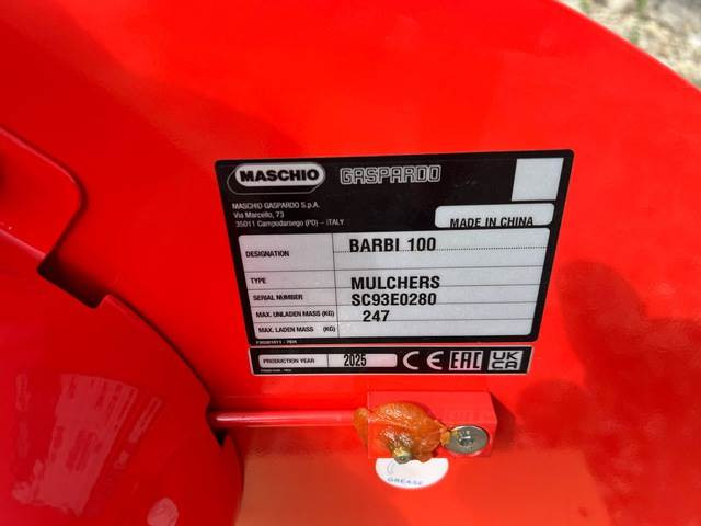 Maschio Gaspardo Barbi 100 HA20 - מכסחת תבואה: תמונה 5 Maschio Gaspardo Barbi 100 HA20 - מכסחת תבואה: תמונה 5