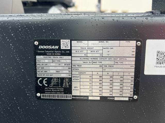Doosan B35X-7 PLUS - מלגזה חשמלית: תמונה 5 Doosan B35X-7 PLUS - מלגזה חשמלית: תמונה 5