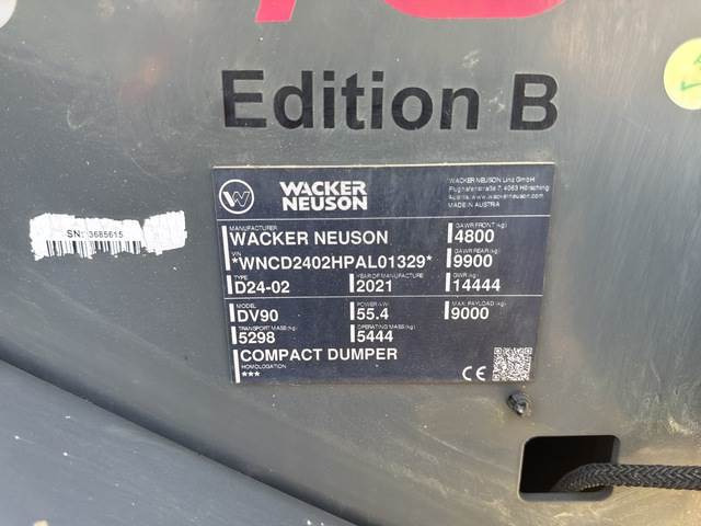Wacker Neuson DV90 Dual View - מסיר פסולת: תמונה 5 Wacker Neuson DV90 Dual View - מסיר פסולת: תמונה 5