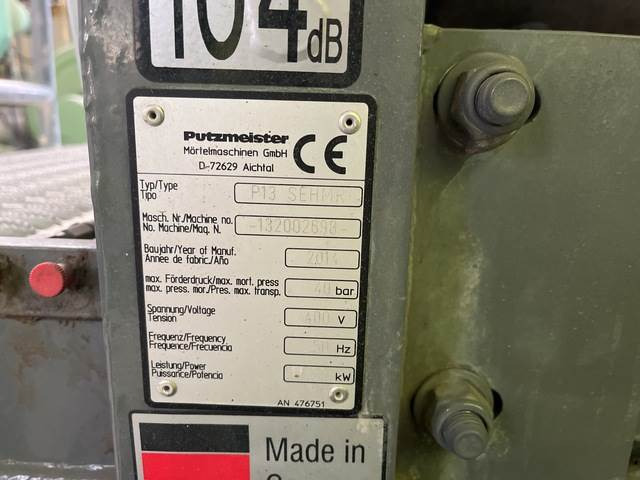 Putzmeister P13SEHMR - משאבת בטון נייחת: תמונה 5 Putzmeister P13SEHMR - משאבת בטון נייחת: תמונה 5