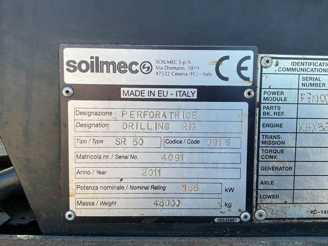 Soilmec SR50 - נהג קורה: תמונה 5 Soilmec SR50 - נהג קורה: תמונה 5