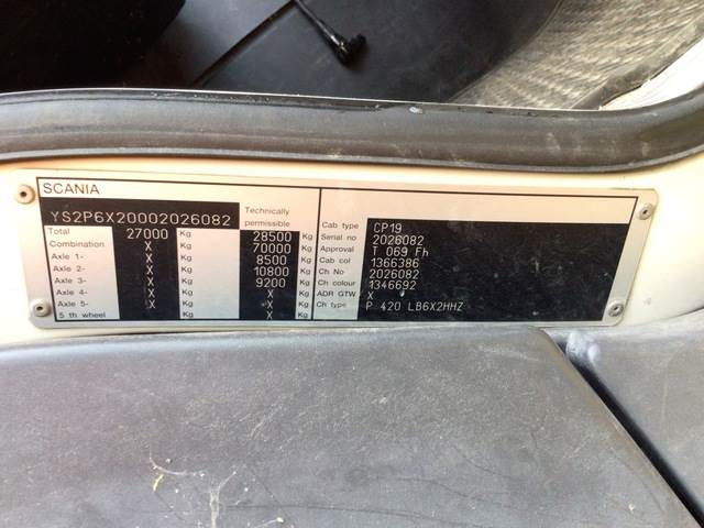 Scania P420LB - משאית מערבלת בטון: תמונה 5 Scania P420LB - משאית מערבלת בטון: תמונה 5
