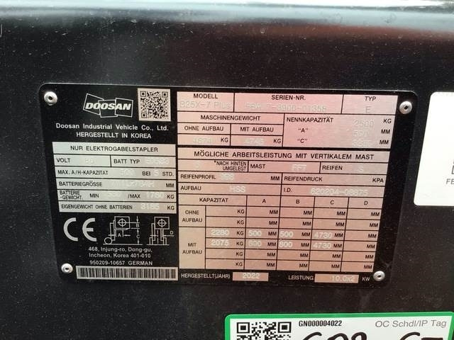 Doosan B25X-7 PLUS - מלגזה חשמלית: תמונה 5 Doosan B25X-7 PLUS - מלגזה חשמלית: תמונה 5