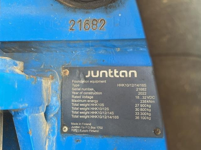 Junttan HHK10S - נהג קורה: תמונה 5 Junttan HHK10S - נהג קורה: תמונה 5