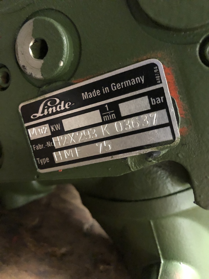 Linde HMF 75 - מנוע הידרולי: תמונה 1 Linde HMF 75 - מנוע הידרולי: תמונה 1