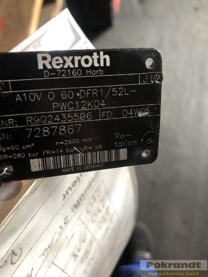 Rexroth A10VO60DFR1-52L-PWC12K04 + A10VO45ED72-52-PSC12K52T + A10VSO18DR-31L-PSCN00 - משאבה הידרולית: תמונה 3 Rexroth A10VO60DFR1-52L-PWC12K04 + A10VO45ED72-52-PSC12K52T + A10VSO18DR-31L-PSCN00 - משאבה הידרולית: תמונה 3