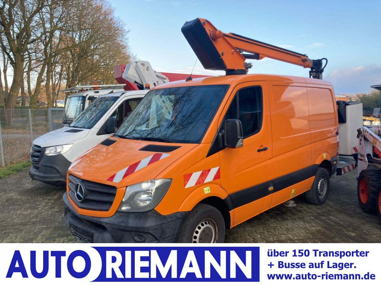Mercedes-Benz Sprinter 316 CDI Kasten Hubarbeitsbühne KLIMA - פלטפורמה אווירית מותקנת על משאית: תמונה 1 Mercedes-Benz Sprinter 316 CDI Kasten Hubarbeitsbühne KLIMA - פלטפורמה אווירית מותקנת על משאית: תמונה 1