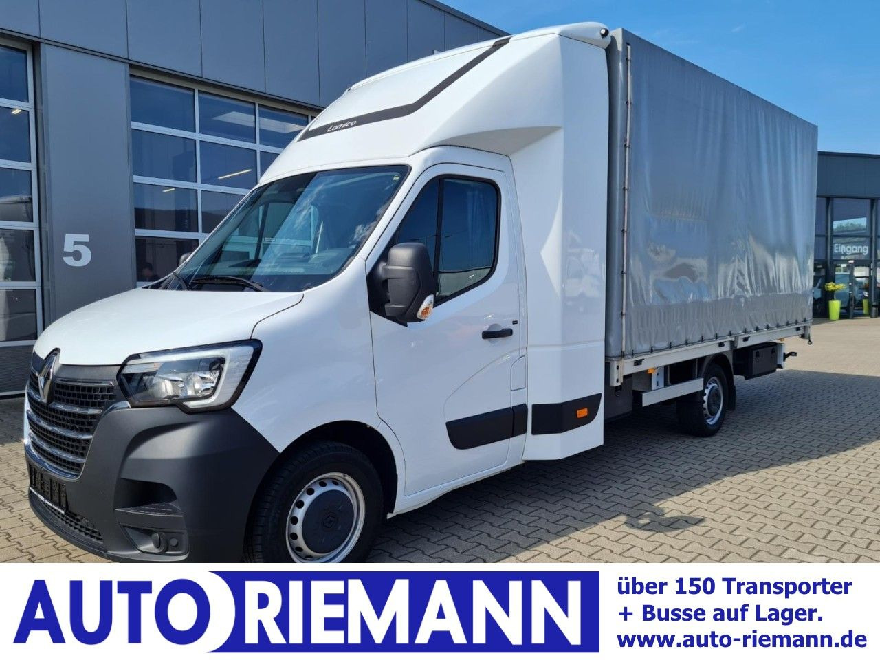 Renault Master 3,5t Pritsche Plane Schlafkab. dCi 160 - כלי רכב מסחרי עם וילונות צד: תמונה 1 Renault Master 3,5t Pritsche Plane Schlafkab. dCi 160 - כלי רכב מסחרי עם וילונות צד: תמונה 1