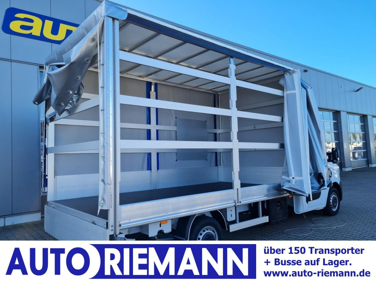 Renault Master 3,5t Pritsche Schiebe Plane ERGO KLIMA TE - כלי רכב מסחרי עם וילונות צד: תמונה 1 Renault Master 3,5t Pritsche Schiebe Plane ERGO KLIMA TE - כלי רכב מסחרי עם וילונות צד: תמונה 1