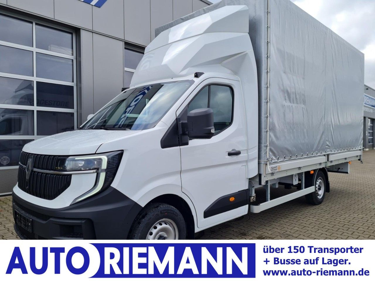 Renault Master 35 New Pritsche Plane 10 Paletten PDC TEM - כלי רכב מסחרי עם וילונות צד: תמונה 1 Renault Master 35 New Pritsche Plane 10 Paletten PDC TEM - כלי רכב מסחרי עם וילונות צד: תמונה 1