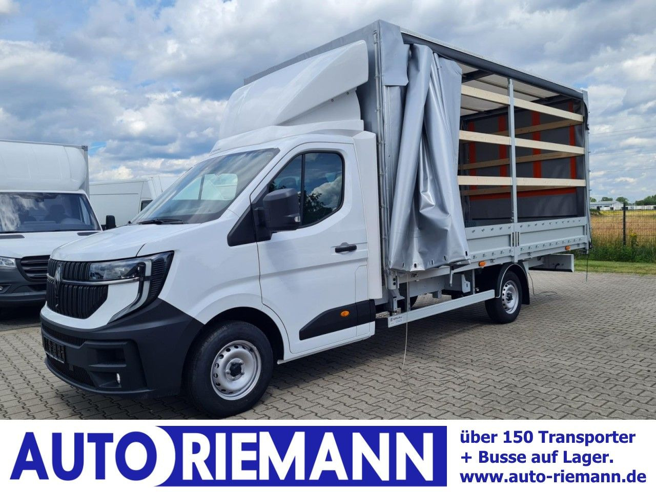 Renault Master 35 Pritsche Schiebe Plane dCi 170 10 Pal. - כלי רכב מסחרי עם וילונות צד: תמונה 1 Renault Master 35 Pritsche Schiebe Plane dCi 170 10 Pal. - כלי רכב מסחרי עם וילונות צד: תמונה 1