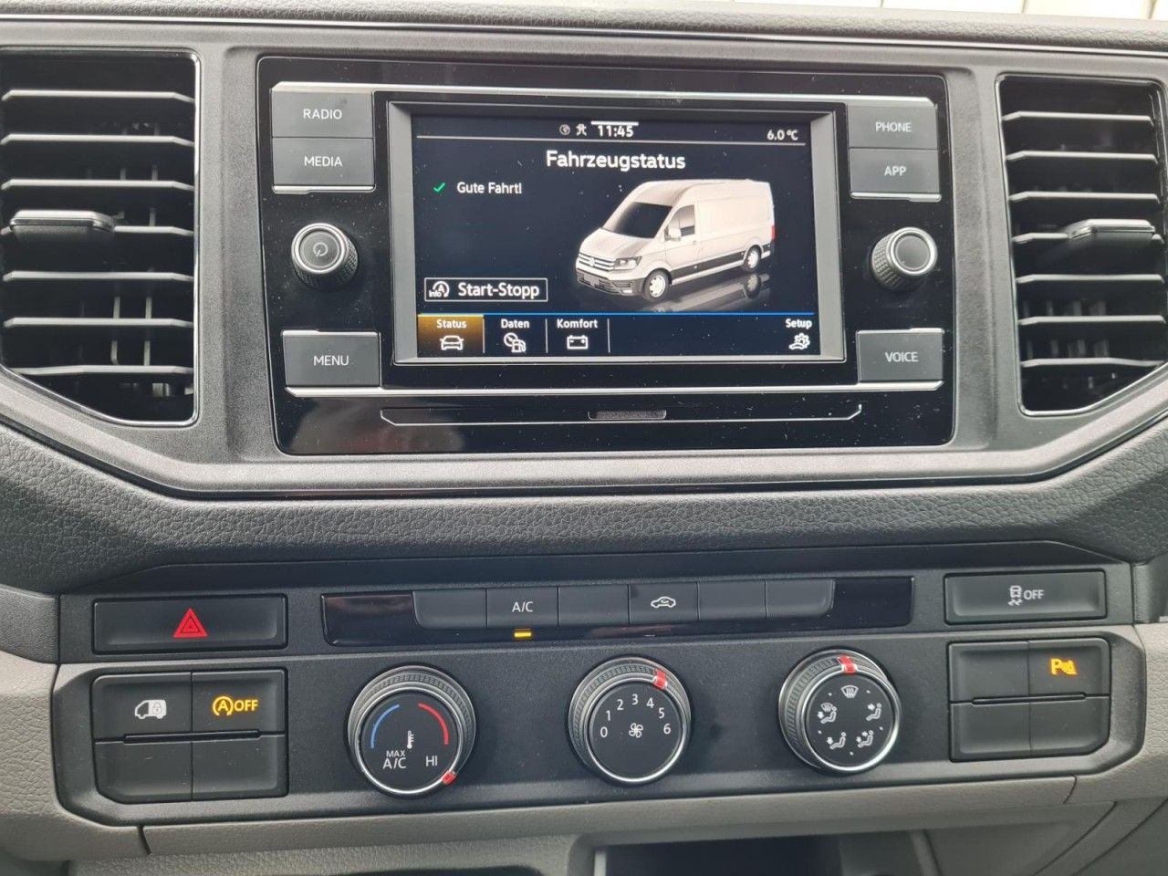 כלי רכב מסחרי עם לוח Volkswagen Crafter 35 Kasten lang L4H2 KLIMA NAVI_APP HOLZB: תמונה 13
