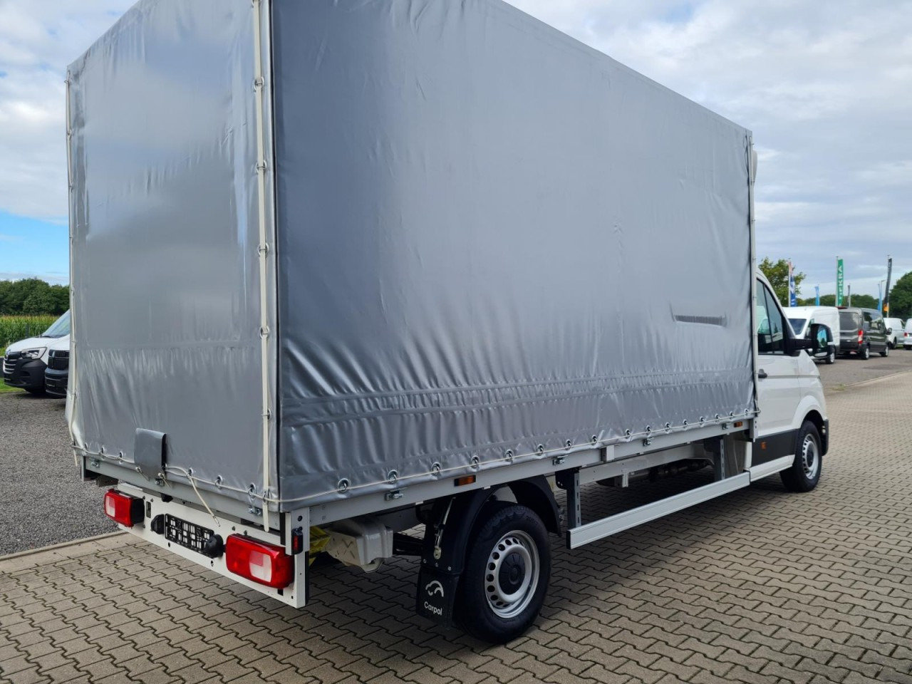 Volkswagen Crafter 35 TDI Pritsche Schiebe Plane ERGO LED TEMPOMAT - כלי רכב מסחרי עם וילונות צד: תמונה 4 Volkswagen Crafter 35 TDI Pritsche Schiebe Plane ERGO LED TEMPOMAT - כלי רכב מסחרי עם וילונות צד: תמונה 4