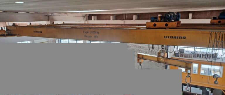 Liebherr – Overhead crane / Hallenlaufkran - עגורן גנטרי: תמונה 1 Liebherr – Overhead crane / Hallenlaufkran - עגורן גנטרי: תמונה 1