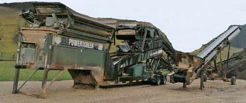 Powerscreen Commander 1400 – Wheel-mobile screening plant / Radmobile Siebanlage - משקף: תמונה 1 Powerscreen Commander 1400 – Wheel-mobile screening plant / Radmobile Siebanlage - משקף: תמונה 1