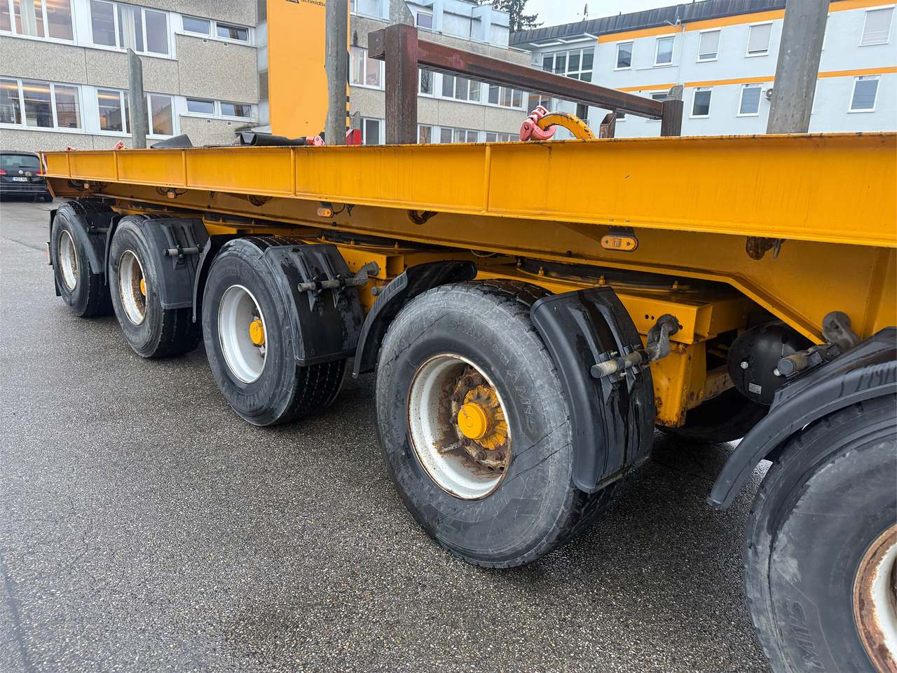 סמיטריילר צד נופל/ שטוח ES-GE 6 Achs Ballastauflieger 4x gelenkt 2x Lift: תמונה 10