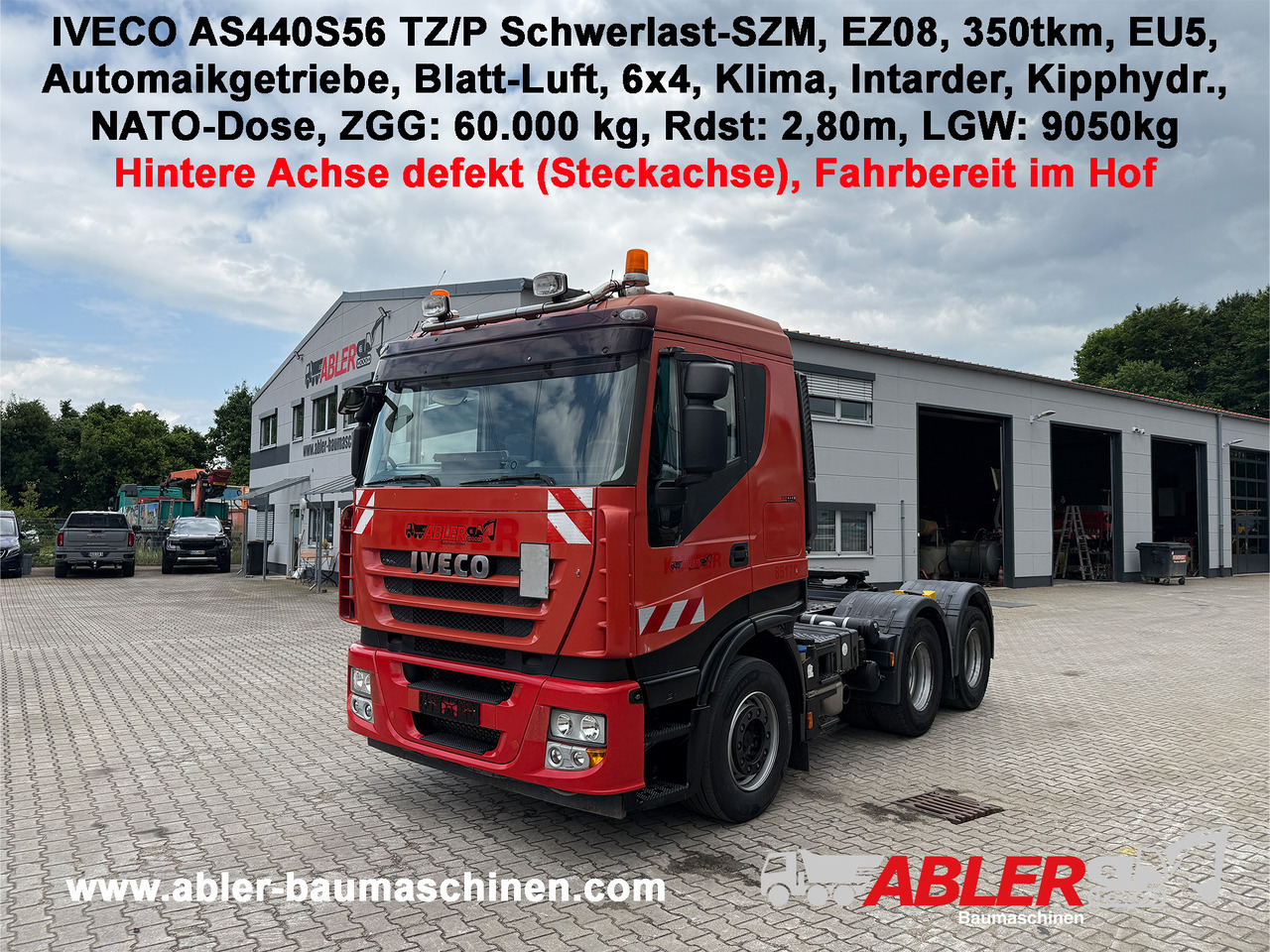 Iveco AS440S56 TZ/P Schwerlast SZM Kipphydr. Intarder - יחידת טרקטור: תמונה 1 Iveco AS440S56 TZ/P Schwerlast SZM Kipphydr. Intarder - יחידת טרקטור: תמונה 1