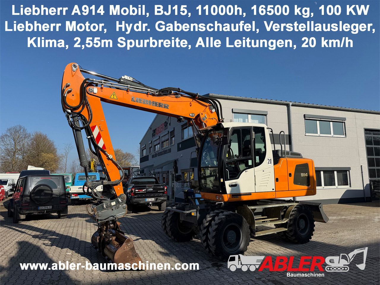 Liebherr A914 Mobilbagger OQ65 Klima - מחפר גלגלים: תמונה 1 Liebherr A914 Mobilbagger OQ65 Klima - מחפר גלגלים: תמונה 1