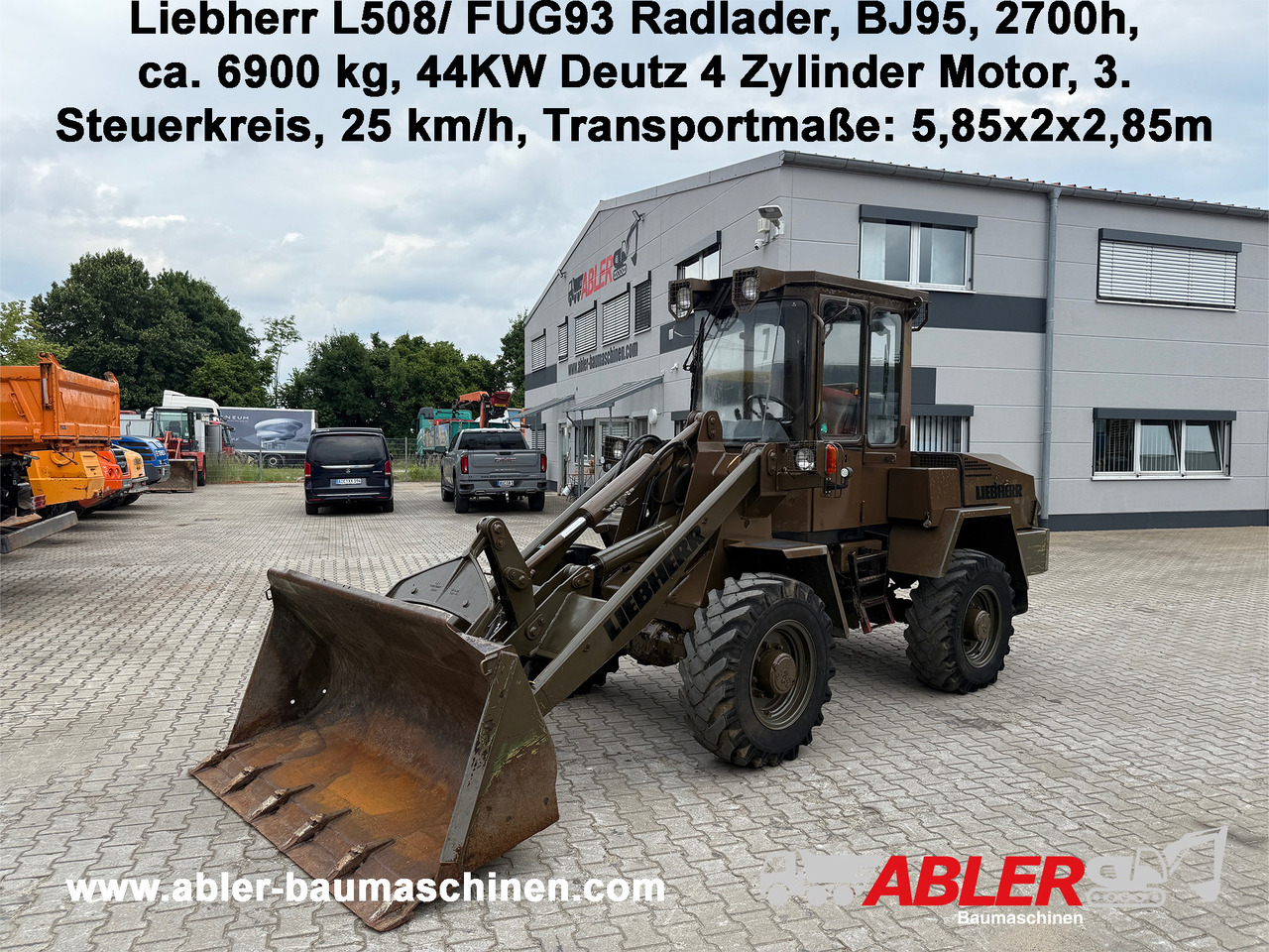 Liebherr L508 / FUG93 Radlader - מעמיס גלגלים: תמונה 1 Liebherr L508 / FUG93 Radlader - מעמיס גלגלים: תמונה 1
