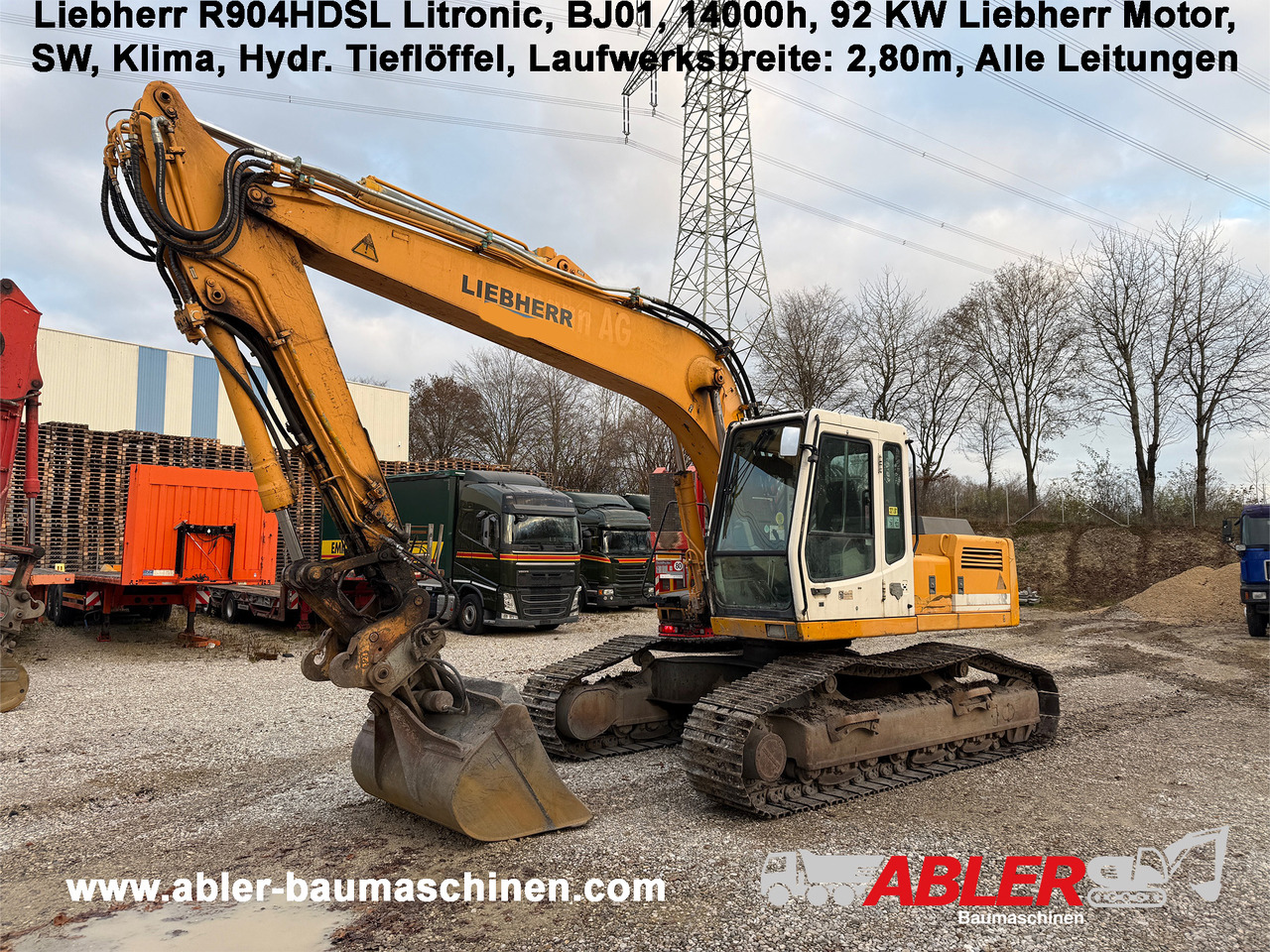 Liebherr R904 Kettenbagger Klima SW - מחפר: תמונה 1 Liebherr R904 Kettenbagger Klima SW - מחפר: תמונה 1