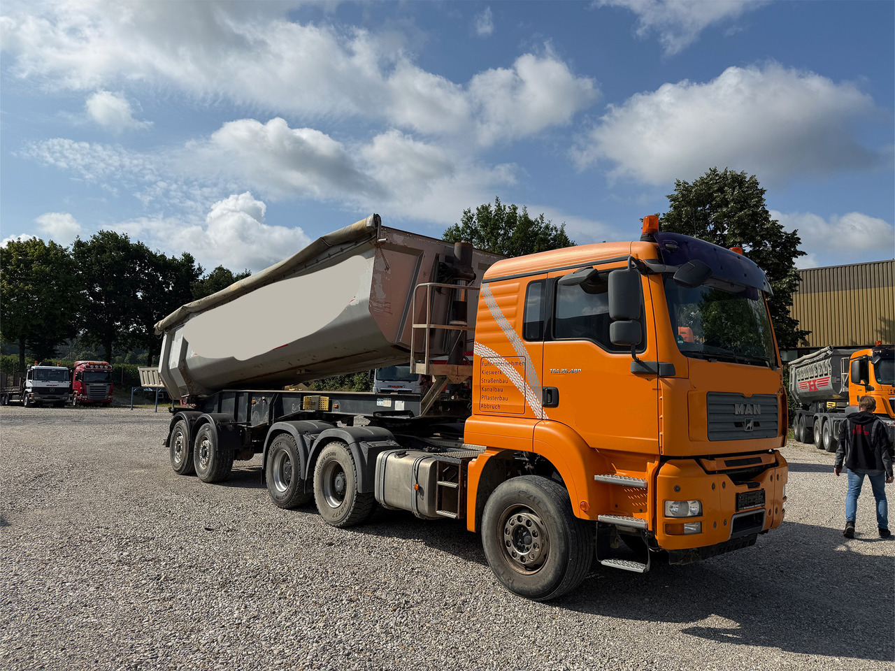 MAN TGA 26.480 6x4 SZM mit Kippauflieger - מזהיר: תמונה 4 MAN TGA 26.480 6x4 SZM mit Kippauflieger - מזהיר: תמונה 4