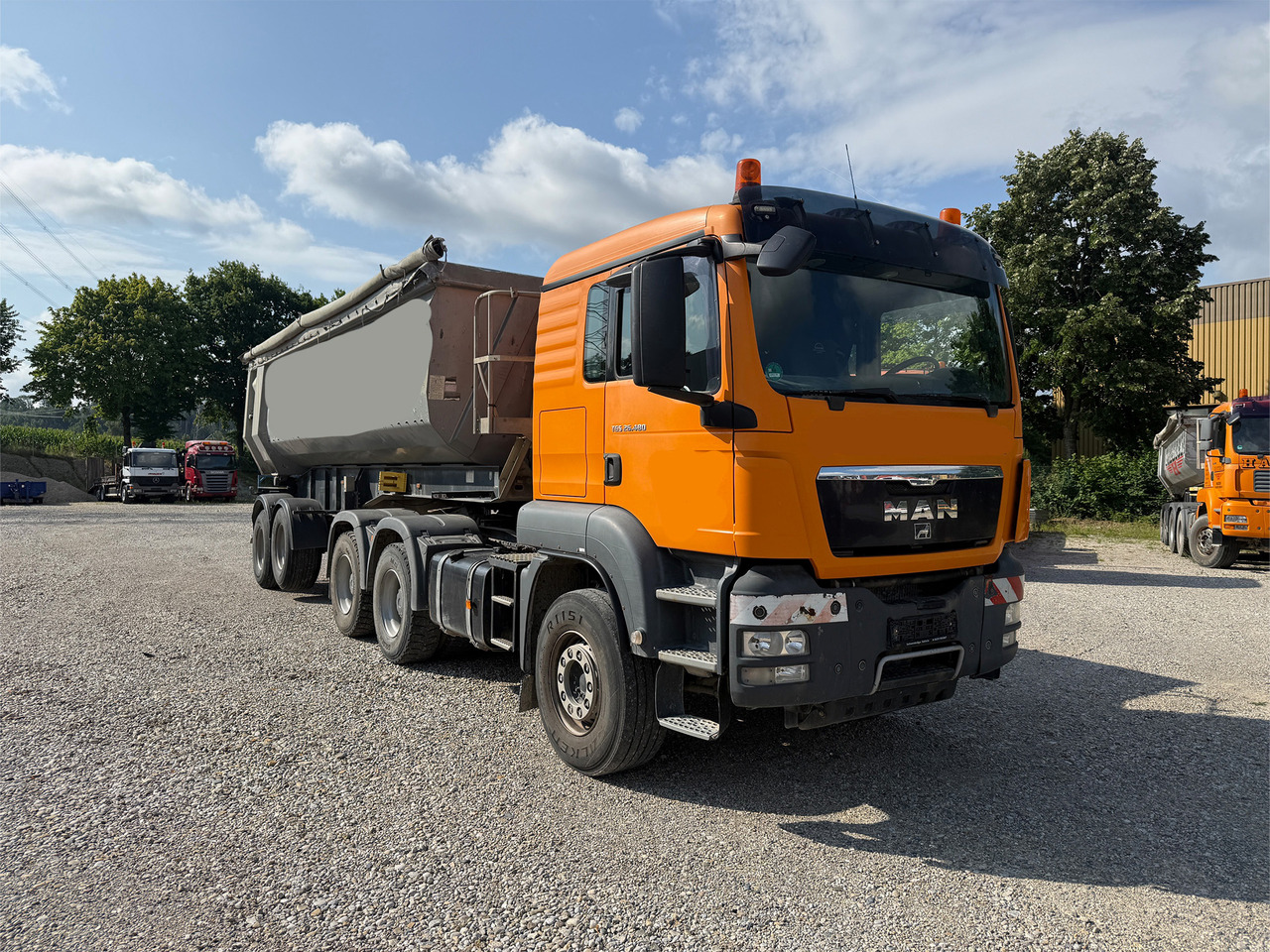 MAN TGS 26.480 SZM 6x4 mit Kippauflieger - מזהיר: תמונה 4 MAN TGS 26.480 SZM 6x4 mit Kippauflieger - מזהיר: תמונה 4