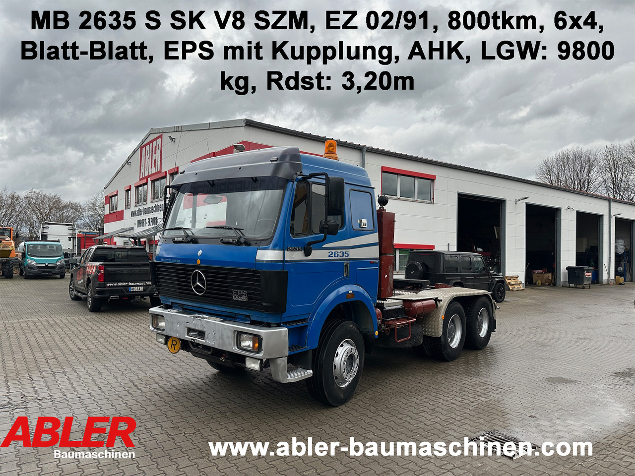 Mercedes-Benz 2635 S SK SZM 6x4 - יחידת טרקטור: תמונה 1 Mercedes-Benz 2635 S SK SZM 6x4 - יחידת טרקטור: תמונה 1