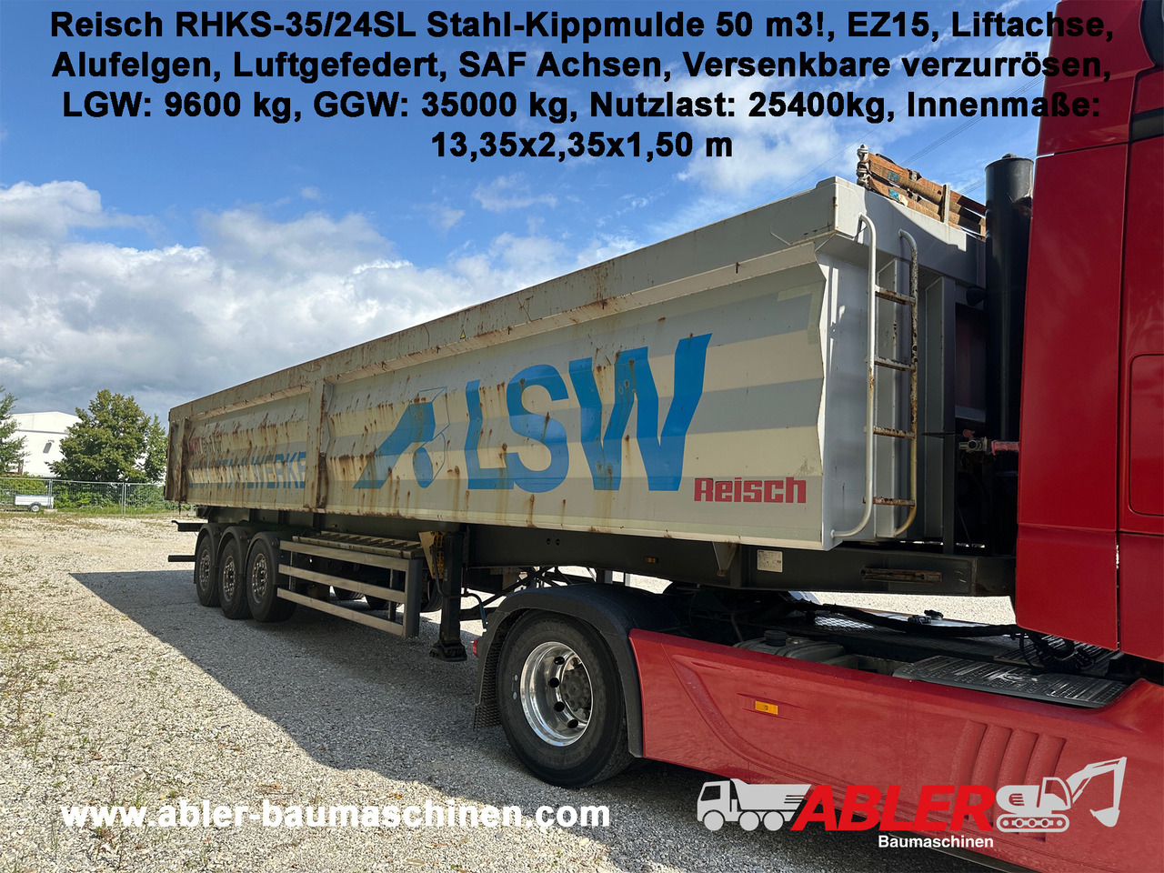 Reisch RHKS-35/24SL Stahl Kippmulde 50 m3 Metallschrott - מכונות אחרות: תמונה 1 Reisch RHKS-35/24SL Stahl Kippmulde 50 m3 Metallschrott - מכונות אחרות: תמונה 1