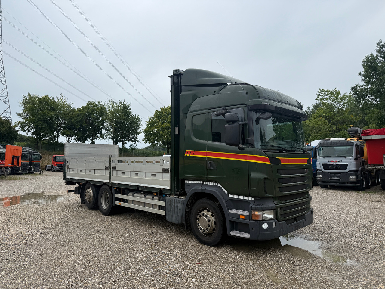 Scania R480 Pritsche mit Ladebordwand AHK - משאית צד נופל/ שטוחה, משאית מנוף: תמונה 3 Scania R480 Pritsche mit Ladebordwand AHK - משאית צד נופל/ שטוחה, משאית מנוף: תמונה 3