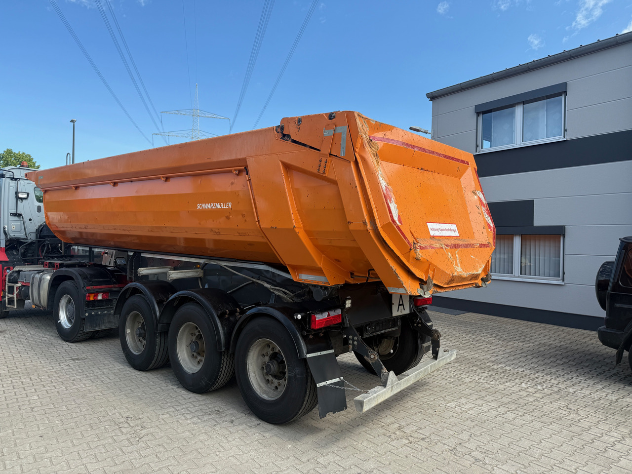 סמיטריילר עם מזהיר Schwarzmüller Kippauflieger Gesteinsmulde verstärkt Liftachse: תמונה 5