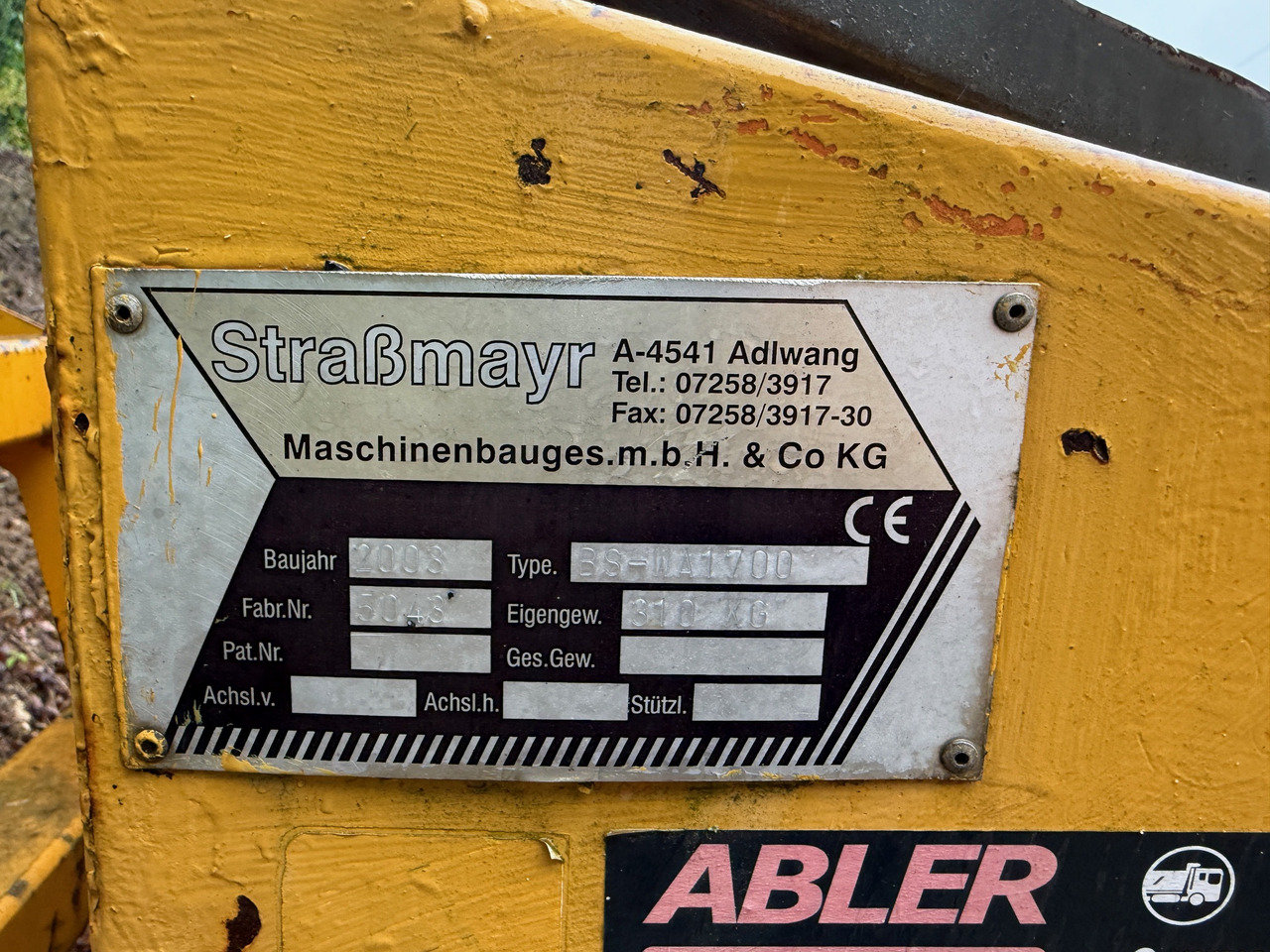 Splitstreuer 160 cm Straßmayr BS-WA 1700 Hamm DV8 - מפזר חול/ מלח: תמונה 5 Splitstreuer 160 cm Straßmayr BS-WA 1700 Hamm DV8 - מפזר חול/ מלח: תמונה 5
