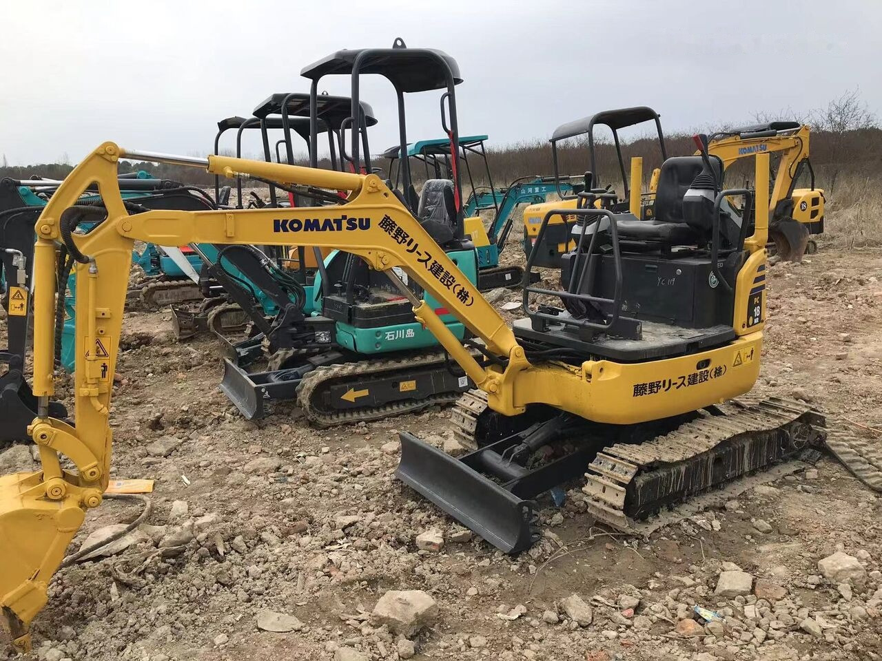 Komatsu PC18 - מיני מחפר: תמונה 1 Komatsu PC18 - מיני מחפר: תמונה 1