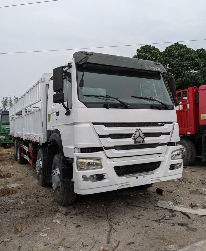 Sinotruk HOWO 8*4 Fence Truck - משאית צד נופל/ שטוחה: תמונה 1 Sinotruk HOWO 8*4 Fence Truck - משאית צד נופל/ שטוחה: תמונה 1