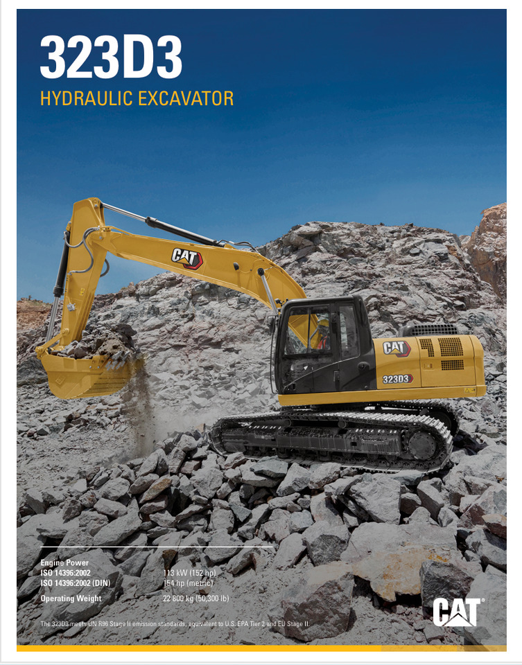 CATERPILLAR 323D3 Hydraulic Excavator - מחפר סורק: תמונה 2 CATERPILLAR 323D3 Hydraulic Excavator - מחפר סורק: תמונה 2