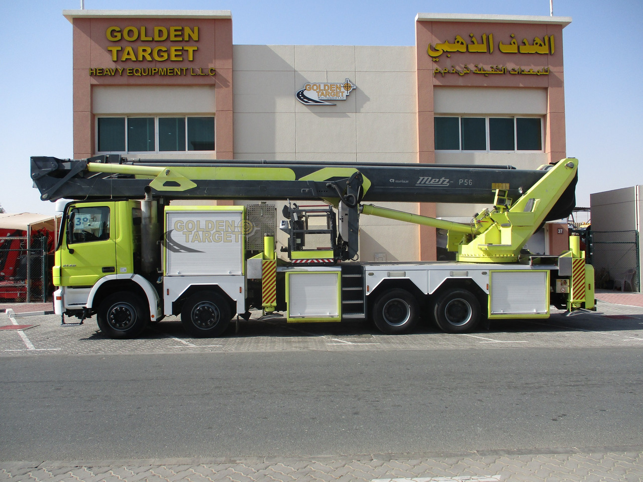 Mercedes ACTROS 4140 8x4 METZ P56 Fire Truck - משאית אש: תמונה 5 Mercedes ACTROS 4140 8x4 METZ P56 Fire Truck - משאית אש: תמונה 5