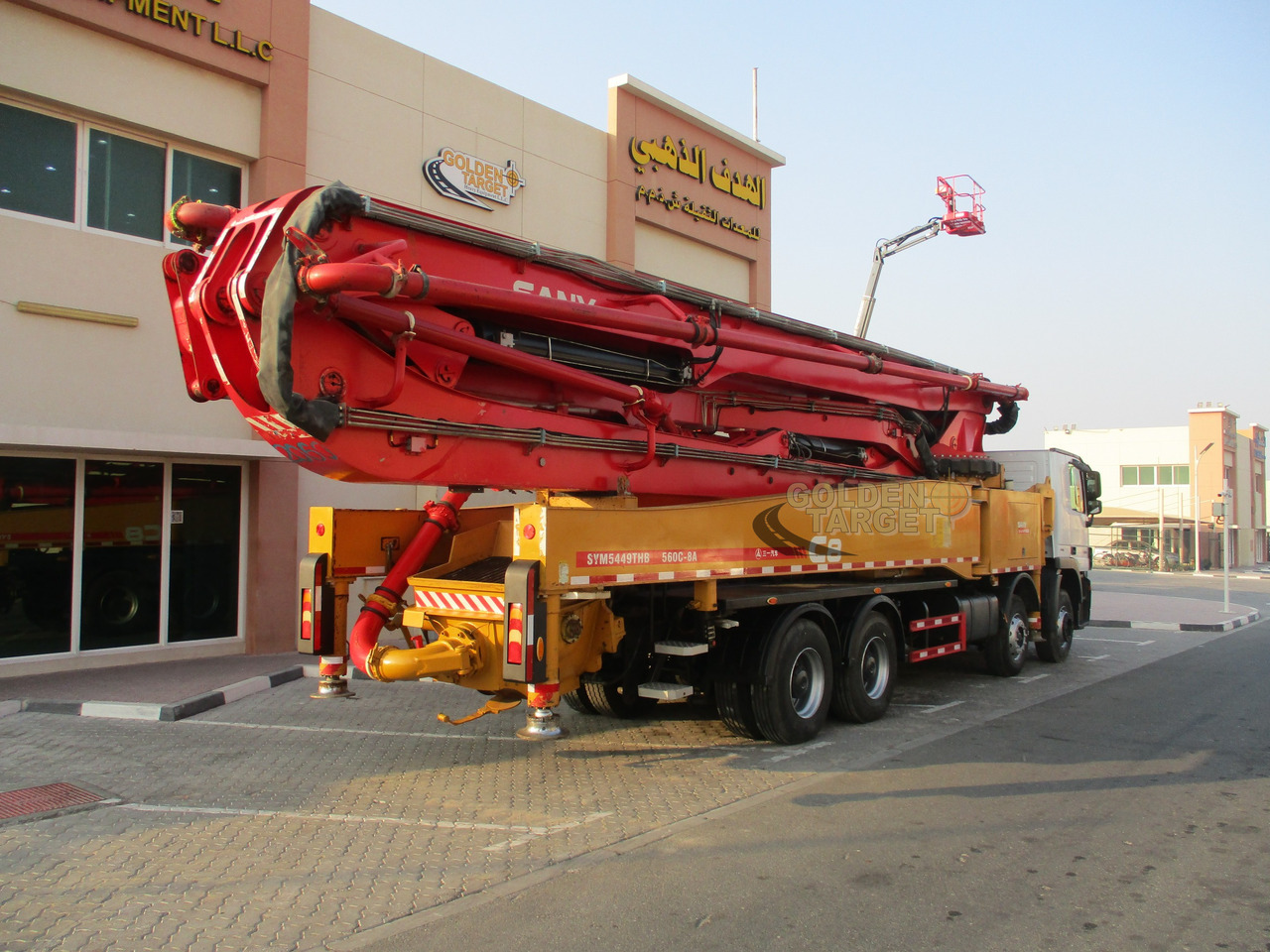 Mercedes ACTROS 4144 8x4 SANY 56m Concrete Pump - משאית משאבת בטון: תמונה 3 Mercedes ACTROS 4144 8x4 SANY 56m Concrete Pump - משאית משאבת בטון: תמונה 3