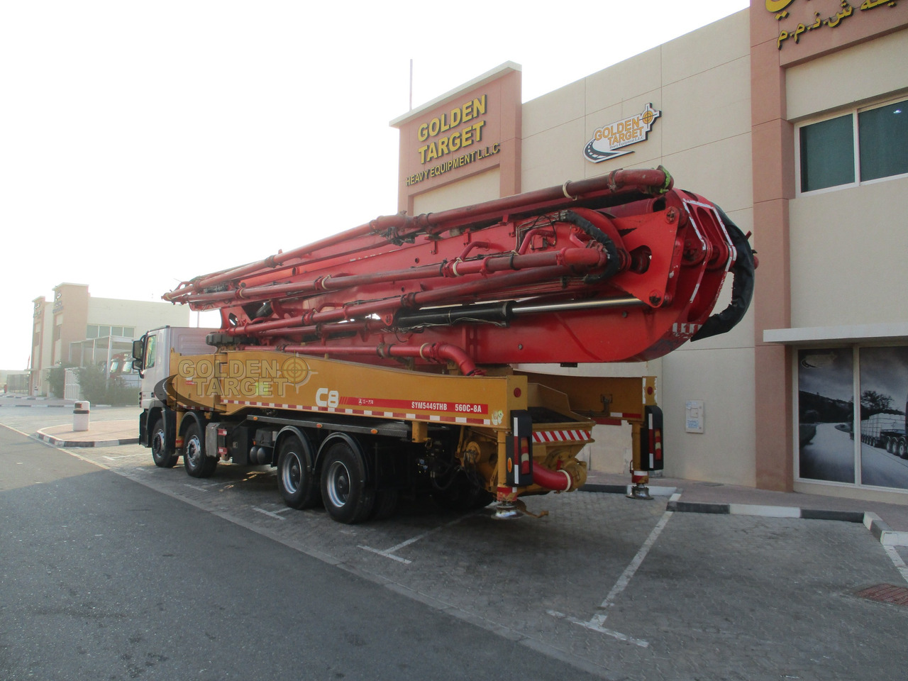 Mercedes ACTROS 4144 8x4 SANY 56m Concrete Pump - משאית משאבת בטון: תמונה 4 Mercedes ACTROS 4144 8x4 SANY 56m Concrete Pump - משאית משאבת בטון: תמונה 4