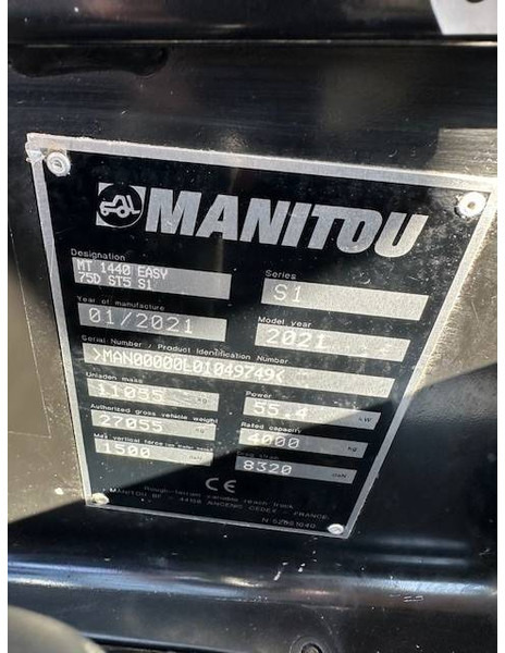 חָדָשׁ מפעיל טלסקופי Manitou MT 1440: תמונה 17