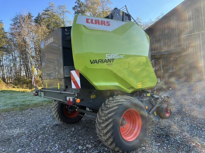 Claas Variant 585 RC - מכונת צרור עגולה: תמונה 5 Claas Variant 585 RC - מכונת צרור עגולה: תמונה 5