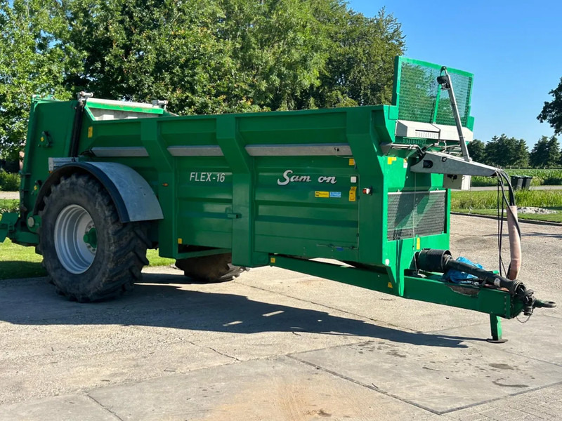 Diversen Samson Flex 16 Mestwagen Breedstrooier Compost Weegerij - מפזרת זבל: תמונה 1 Diversen Samson Flex 16 Mestwagen Breedstrooier Compost Weegerij - מפזרת זבל: תמונה 1