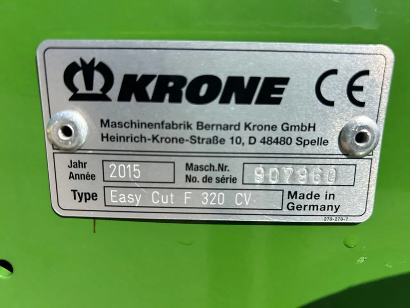 Krone Easycut 9140 CV triple maaier - מכסחה: תמונה 3 Krone Easycut 9140 CV triple maaier - מכסחה: תמונה 3