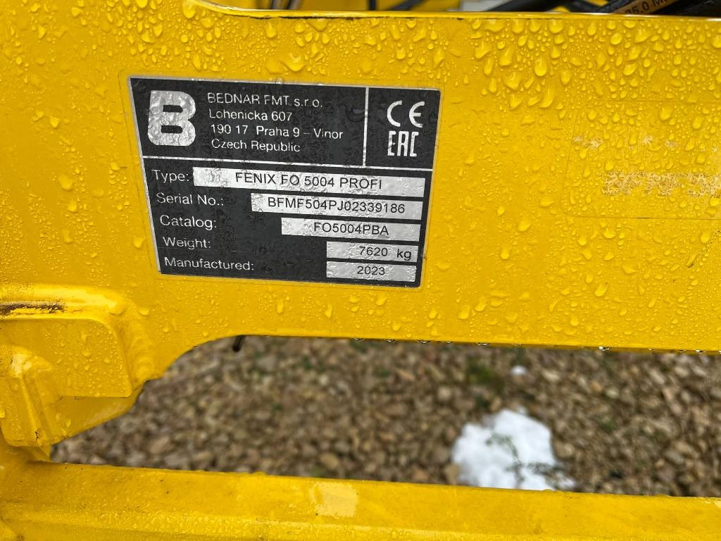 Bednar FENIX FO 5004 PROFI - קלטרת: תמונה 2 Bednar FENIX FO 5004 PROFI - קלטרת: תמונה 2