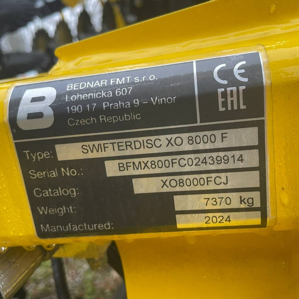 Bednar SWIFTERDISC XO 8000 F - משדדת דיסק: תמונה 4 Bednar SWIFTERDISC XO 8000 F - משדדת דיסק: תמונה 4