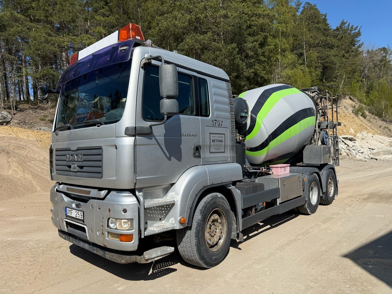 Betongbil MAN TGA 26,400 6X2-2 BL -2007 | Kart - משאית מערבלת בטון: תמונה 1 Betongbil MAN TGA 26,400 6X2-2 BL -2007 | Kart - משאית מערבלת בטון: תמונה 1