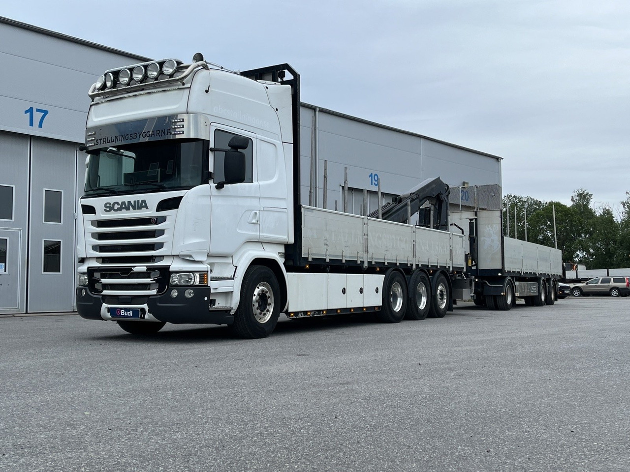 Ekipage Scania R520LB 8X4*4HNB -2016 | Tyllis 3pva - משאית צד נופל/ שטוחה, משאית מנוף: תמונה 1 Ekipage Scania R520LB 8X4*4HNB -2016 | Tyllis 3pva - משאית צד נופל/ שטוחה, משאית מנוף: תמונה 1