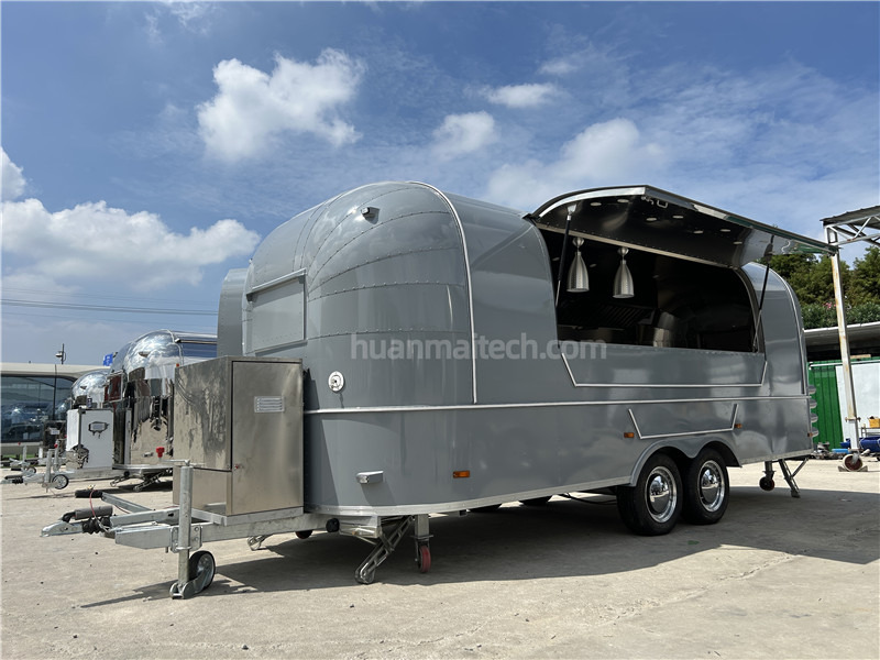 Burger Food Truck Grey Airstream Food Trailer=,Coffee Trailer - קרון נגרר לממכר: תמונה 4 Burger Food Truck Grey Airstream Food Trailer=,Coffee Trailer - קרון נגרר לממכר: תמונה 4