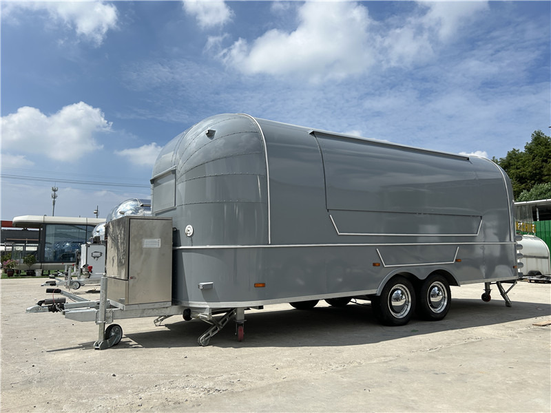 Burger Food Truck Grey Airstream Food Trailer=,Coffee Trailer - קרון נגרר לממכר: תמונה 1 Burger Food Truck Grey Airstream Food Trailer=,Coffee Trailer - קרון נגרר לממכר: תמונה 1