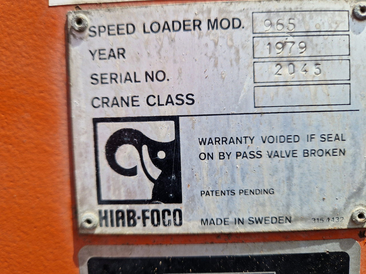 HIAB FOCO 965 - עגורן מעמיס עבור מכונות אחרות: תמונה 5 HIAB FOCO 965 - עגורן מעמיס עבור מכונות אחרות: תמונה 5