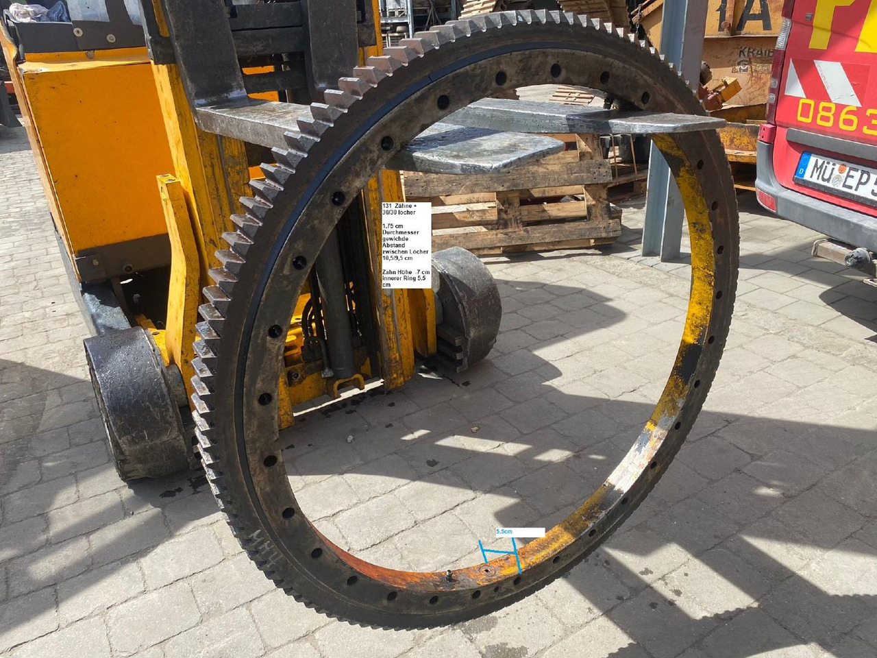 Atlas , O&K - טבעת רוטציה עבור מכונת בנייה: תמונה 3 Atlas , O&K - טבעת רוטציה עבור מכונת בנייה: תמונה 3