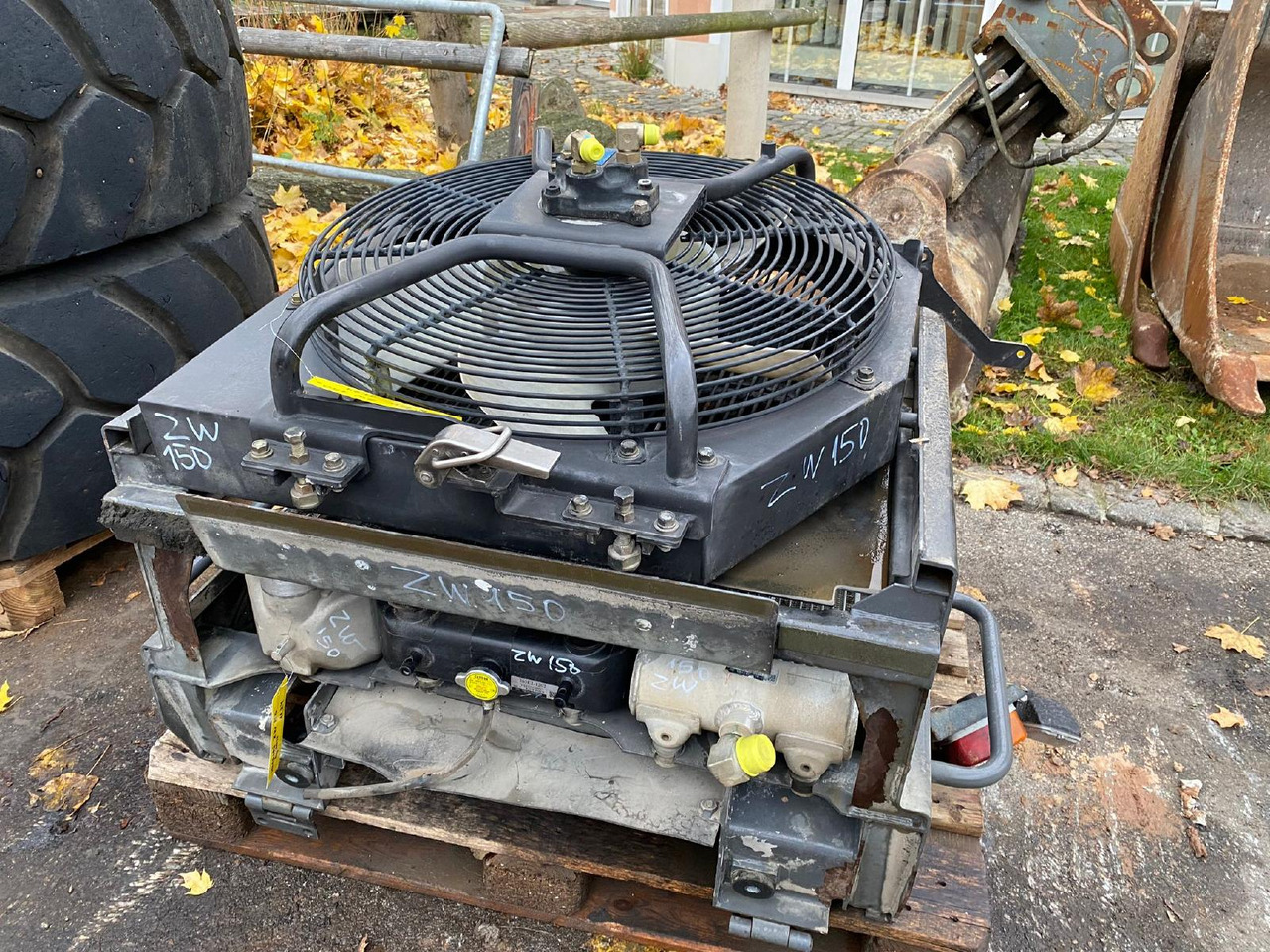 Hitachi ZW 150 - מערכת קירור עבור מכונת בנייה: תמונה 1 Hitachi ZW 150 - מערכת קירור עבור מכונת בנייה: תמונה 1